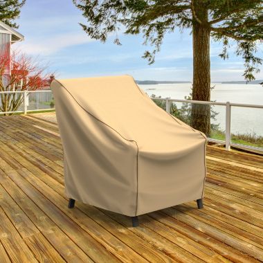 Picture of Outdoor Chair Cover - StormBlock™ Signature Tan