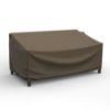 Picture of Large Outdoor Sofa Cover - StormBlock™ Platinum Black and Tan Weave