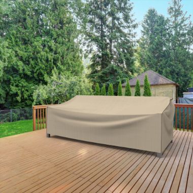 Picture of Outdoor Sofa Cover - StormBlock™ Signature Black Ivory